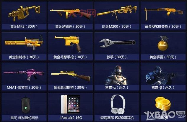 cf征服者,征服者武器解析