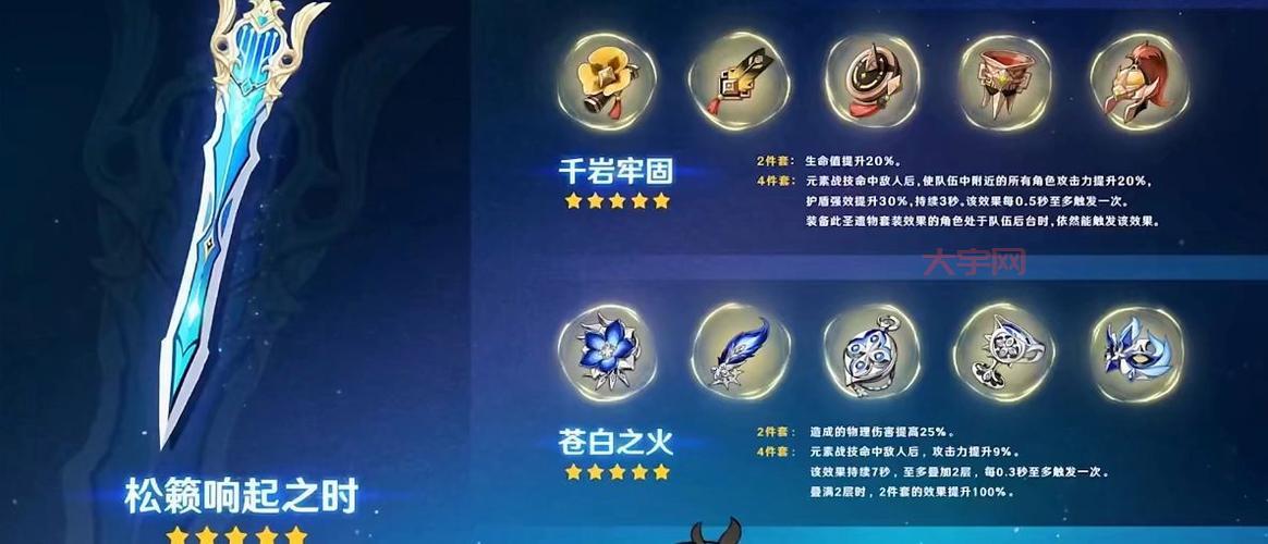 苍白套装,五星套装苍白之焰