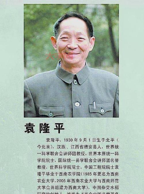 袁爷爷的一生:从北京小伙到“杂交水稻之父”的传奇故事