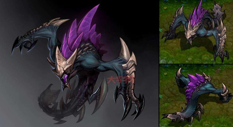 LOL上古战魂雷克塞皮肤鉴赏，地下巨兽的史诗皮肤！