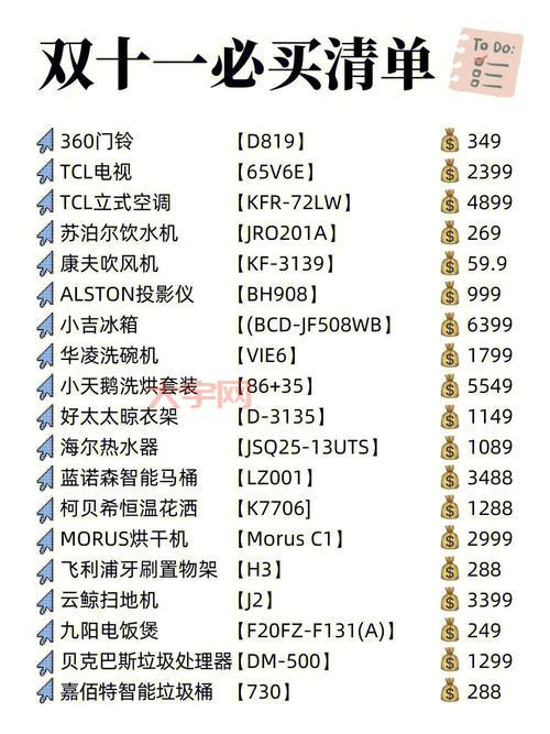 双十一期间买什么最划算？热门好物推荐清单！