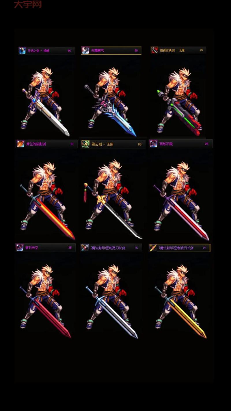 dnf驭剑士带什么武器好？看完这篇你就知道了！