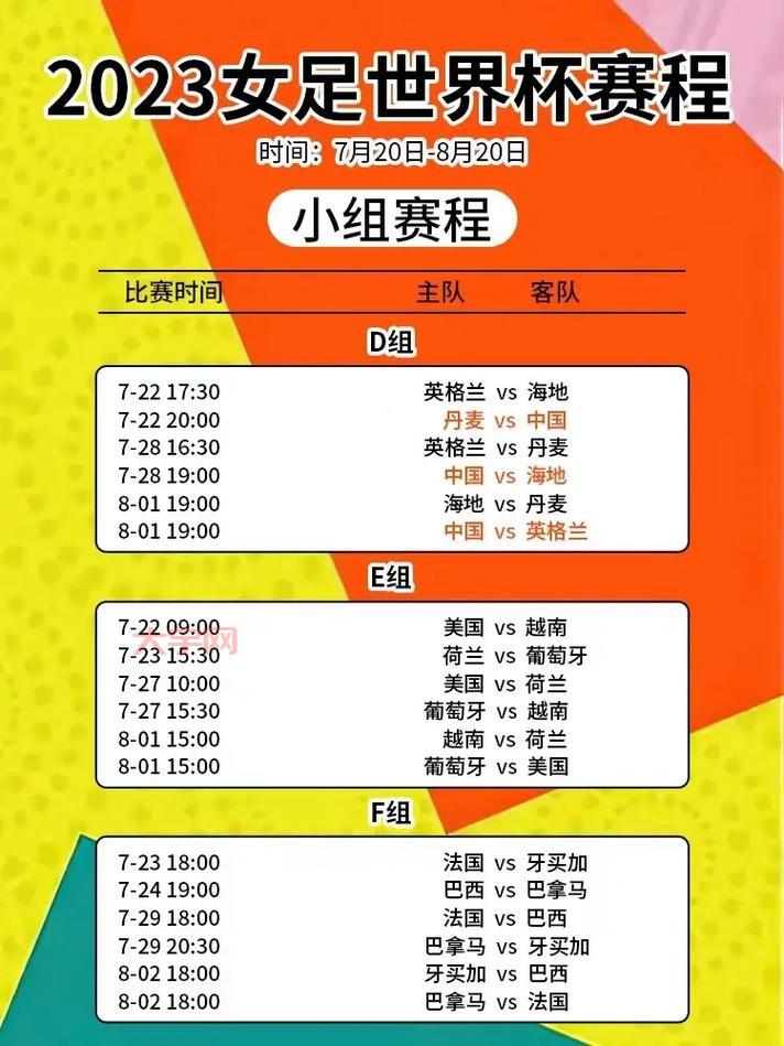 世界杯赛程表来了！熬夜看球也要注意身体哦！