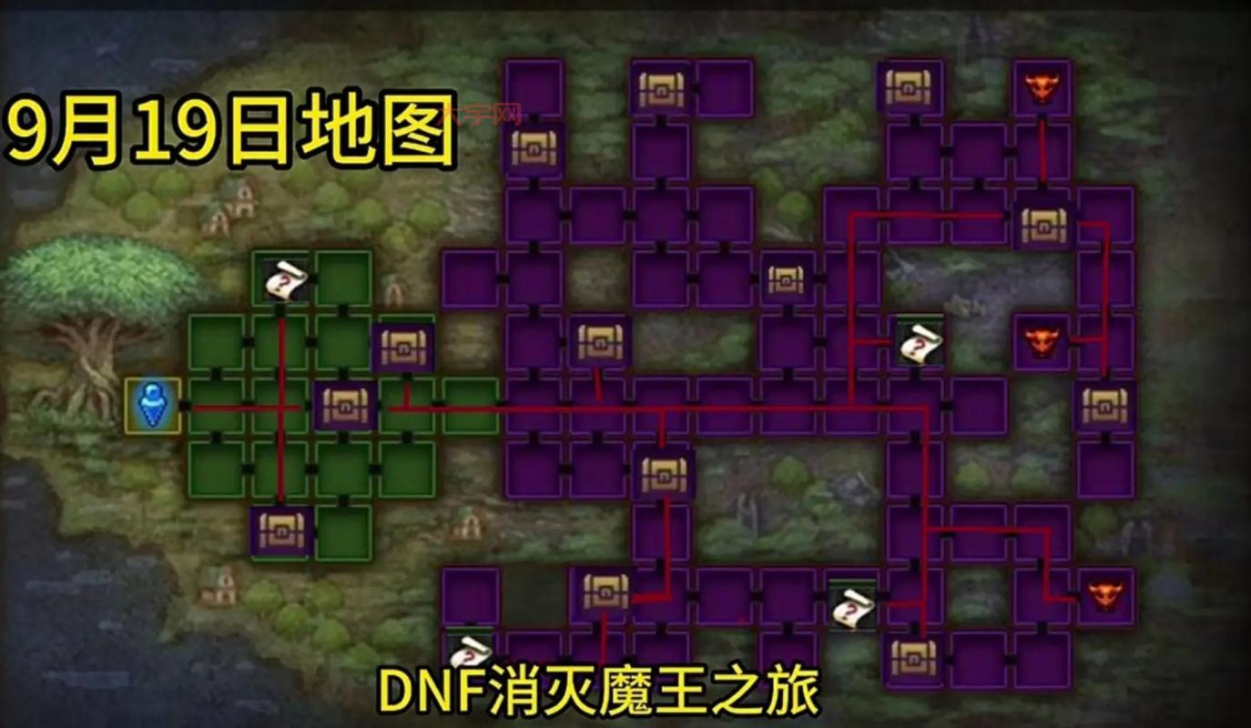 dnf地图大全（最新最全版本，各区域地图详解）