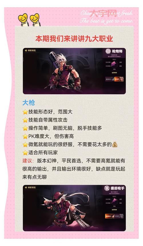 dnf100级职业选择攻略，看看你的职业排第几？