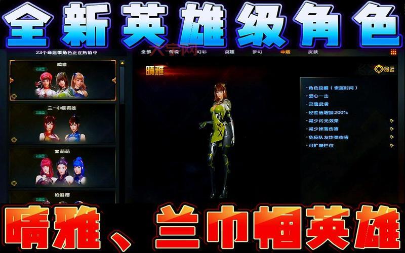 cf英雄哪个好用？平民玩家必备英雄角色推荐！