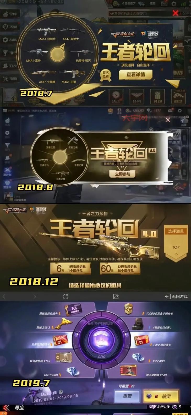 cf王者的轮回活动攻略:这样抽奖概率更高!