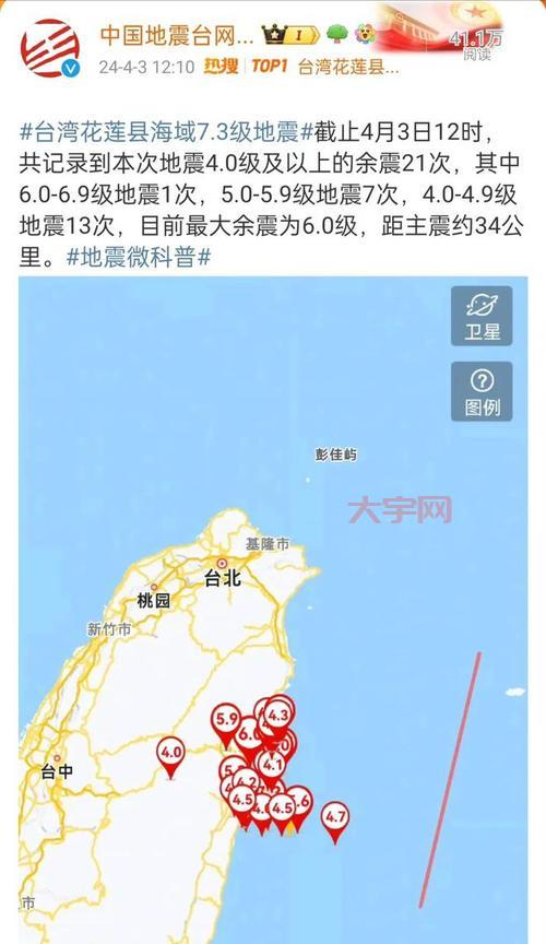 台湾地震最新消息今天：伤亡情况？救援进展！