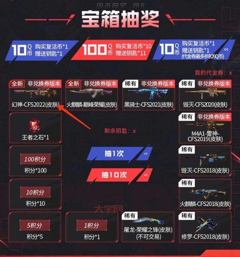 cf诸神竞技场奖励有哪些？大神带你刷爆全场！