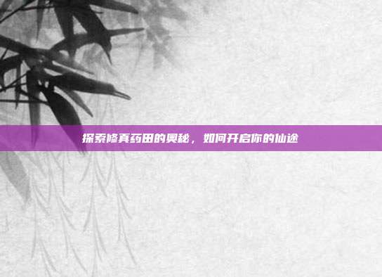 探索修真药田的奥秘,如何开启你的仙途