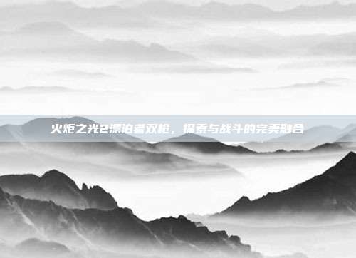 火炬之光2漂泊者双枪，探索与战斗的完美融合