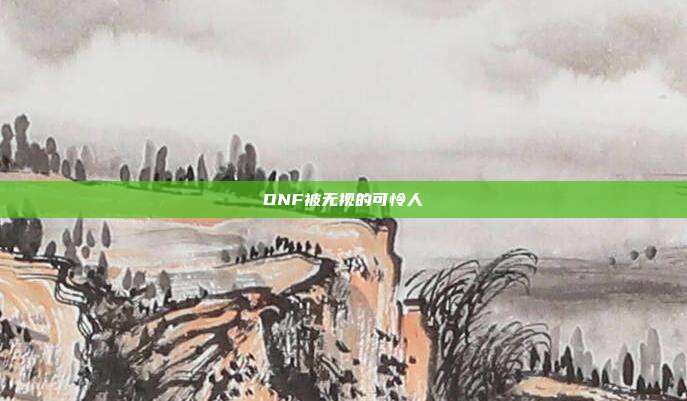 DNF被无视的可怜人