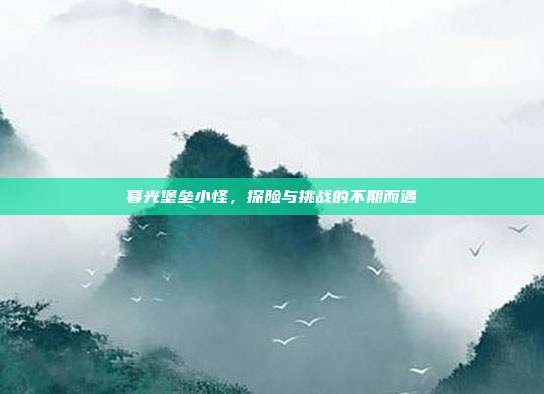 暮光堡垒小怪，探险与挑战的不期而遇