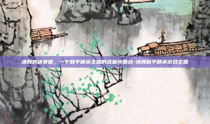 汤姆的决赛圈,一个和平精英主播的流量突围战-汤姆和平精英游戏主播