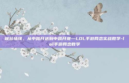 峡谷情缘，从中路开送到中路开宠—LOL手游网恋实战教学-lol手游网恋教学