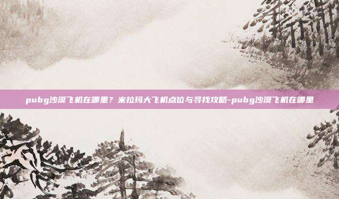 pubg沙漠飞机在哪里?米拉玛大飞机点位与寻找攻略-pubg沙漠飞机在哪里