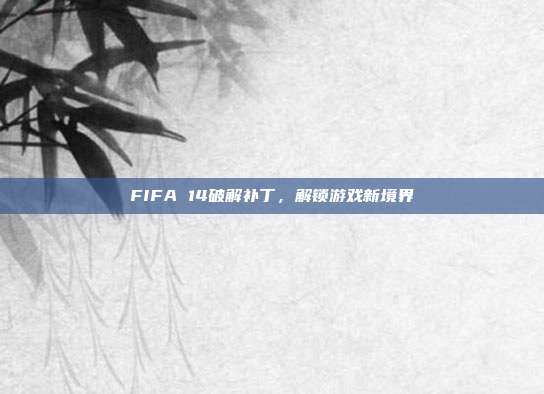 FIFA 14破解补丁，解锁游戏新境界