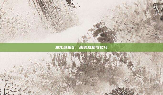 生化危机5，刷钱攻略与技巧