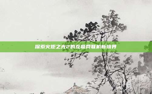 探索火炬之光2的互联网联机新境界