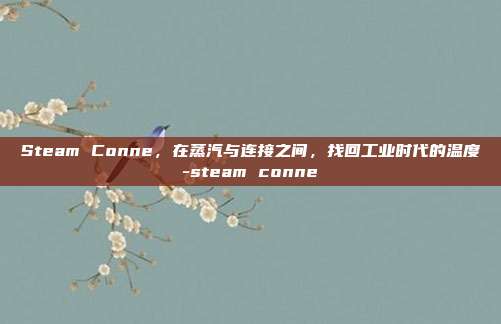 Steam Conne，在蒸汽与连接之间，找回工业时代的温度-steam conne
