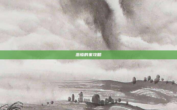悲惨的家攻略
