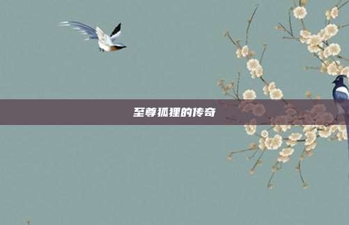 至尊狐狸的传奇