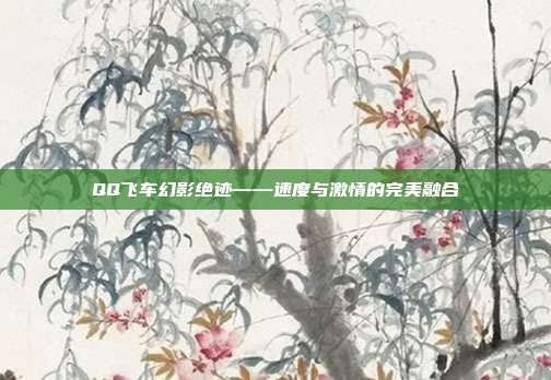 QQ飞车幻影绝迹——速度与激情的完美融合