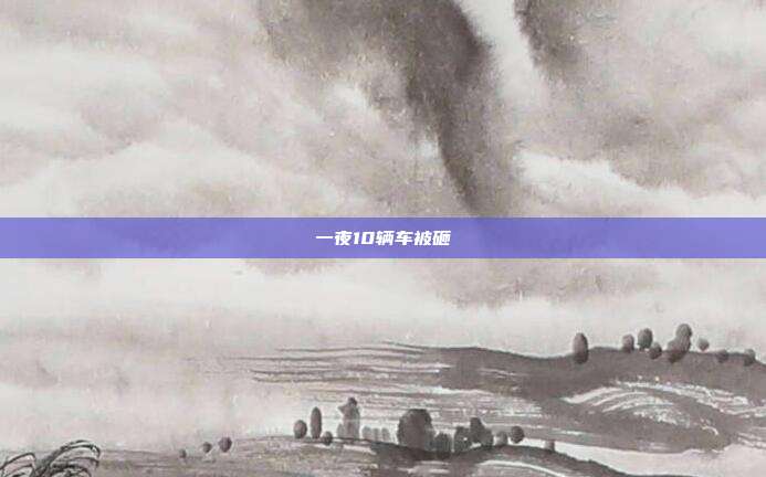一夜10辆车被砸