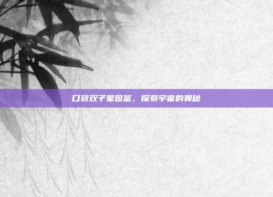 口袋双子星图鉴,探索宇宙的奥秘