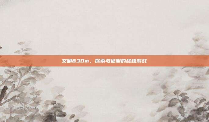 文明63Dm,探索与征服的终极游戏
