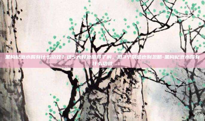 黑枸杞泡水喝有什么功效?这5大好处值得了解,但3个禁忌也别忽略-黑枸杞泡水喝有什么功效