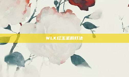 WLK红玉圣殿打法