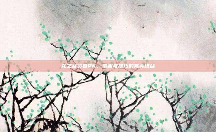 龙之谷贤者PK,策略与技巧的完美结合