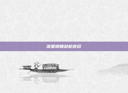 流星蝴蝶剑枪连招