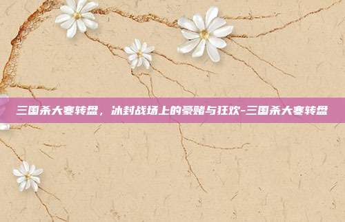 三国杀大寒转盘,冰封战场上的豪赌与狂欢-三国杀大寒转盘