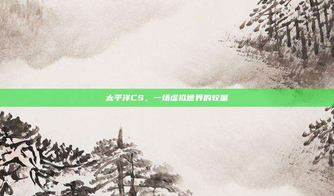 太平洋CS,一场虚拟世界的较量