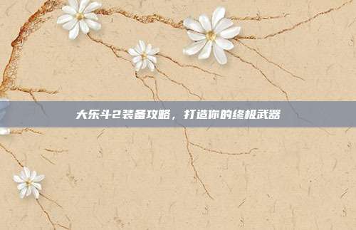 大乐斗2装备攻略，打造你的终极武器