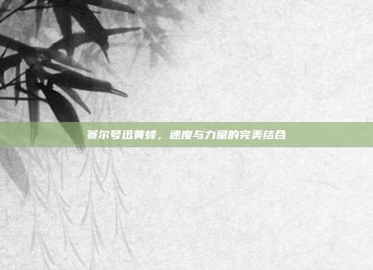 赛尔号迅黄蜂,速度与力量的完美结合