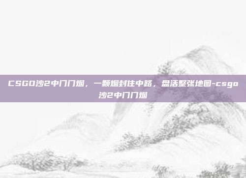 CSGO沙2中门门烟,一颗烟封住中路,盘活整张地图-csgo沙2中门门烟