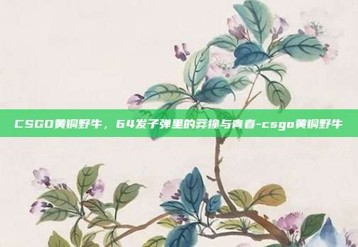 CSGO黄铜野牛,64发子弹里的莽撞与青春-csgo黄铜野牛