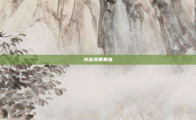 突击风暴暴血