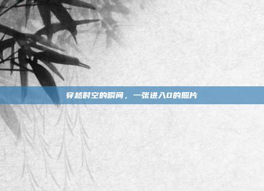 穿越时空的瞬间,一张进入0的照片