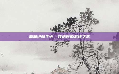 鹿鼎记新手卡,开启你的武侠之旅