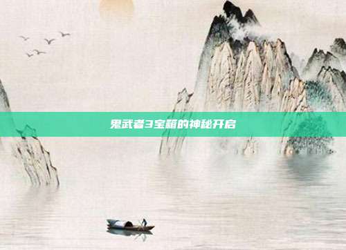 鬼武者3宝箱的神秘开启
