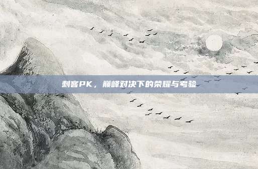刺客PK，巅峰对决下的荣耀与考验