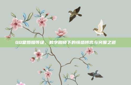 QQ堂婚姻等级,数字枷锁下的情感博弈与突围之道