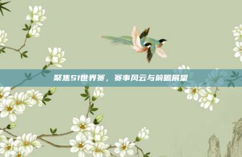 聚焦S1世界赛,赛事风云与前瞻展望