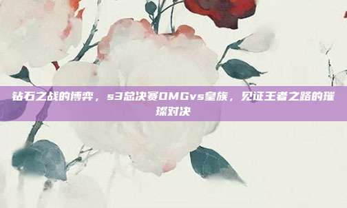 钻石之战的博弈,s3总决赛OMGvs皇族,见证王者之路的璀璨对决