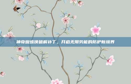 神奇蜘蛛侠破解补丁,开启无限势能的防护新境界