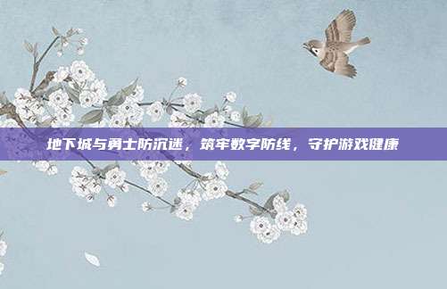 地下城与勇士防沉迷，筑牢数字防线，守护游戏健康